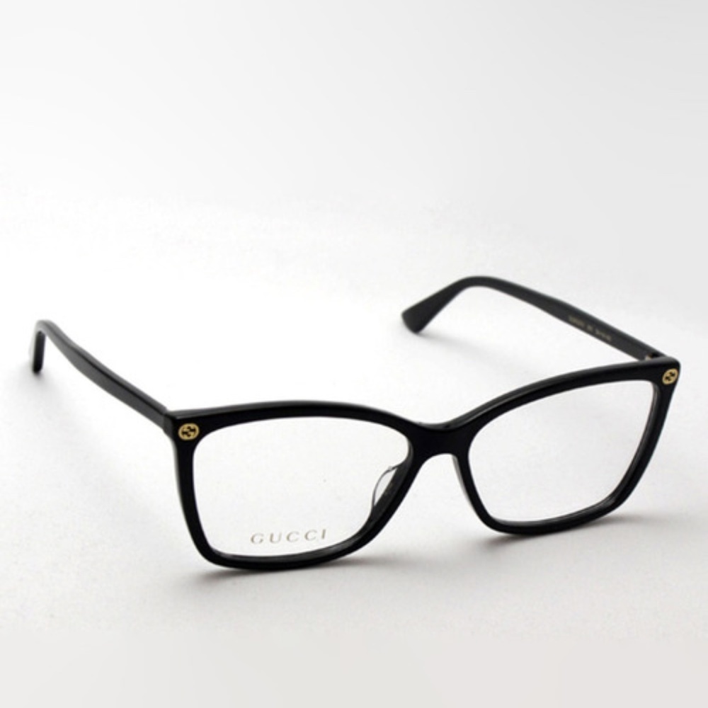 NEW GUCCI GG0025O 001 BLACK AUTHENTIC EYEGLASSES FRAME - Picture 4 of 7